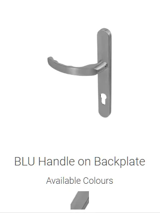 BLU Handle on Backplate